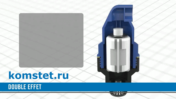 Клапан воздухоотводный двойного действия