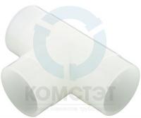 Тройник ПВДФ стыковой 020х90°, PN16, FIP