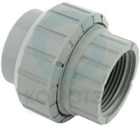 Муфта разборная ХПВХ переходная с ВР 016х3/8", EPDM, PN16, FIP