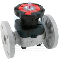 Мембранный клапан ХПВХ фланцевый 032 DN25, EPDM, PN10, FIP
