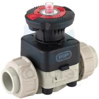 Мембранный клапан PP-H муфтовый 025, EPDM, PN10, FIP