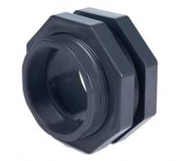 Адаптор на емкость ПВХ с ВР 063 х 2" IND, EPDM, PN16, WF