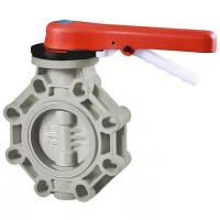 Затвор дисковый ХПВХ 160 DN150 IND, FPM, PN10, WF