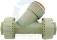 Обратный клапан PP-H угловой 025, EPDM, PN10, FIP