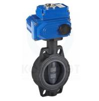 Затвор дисковый ПВХ с электроприводом 160 DN150, EPDM, 220В/АС