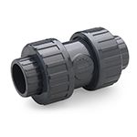 Обратный клапан ПВХ пружинный 025, EPDM, PN10, ERA