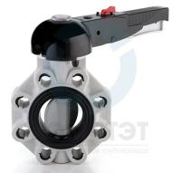 Затвор дисковый ХПВХ промышленный 063 DN50, EPDM, PN16, FIP