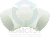 Угол ПВДФ стыковой 200х90°, PN10, FIP