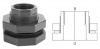 Адаптор на емкость ПВХ с ВР 110 х 4" IND, EPDM, PN16, WF